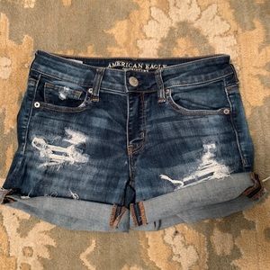 american eagle jean short